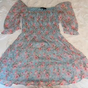 Floral baby doll dress